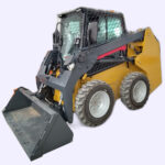 X55 mini skid steer loader compact small loader for landscaping and farming